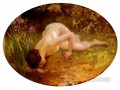 La Baigneuse realistic girl portraits Charles Amable Lenoir Classic nude